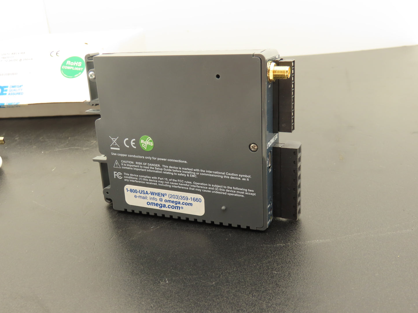 Omega UWTC-REC4-MA Wireless Thermocouple Receiver Smart Connector No Antenna