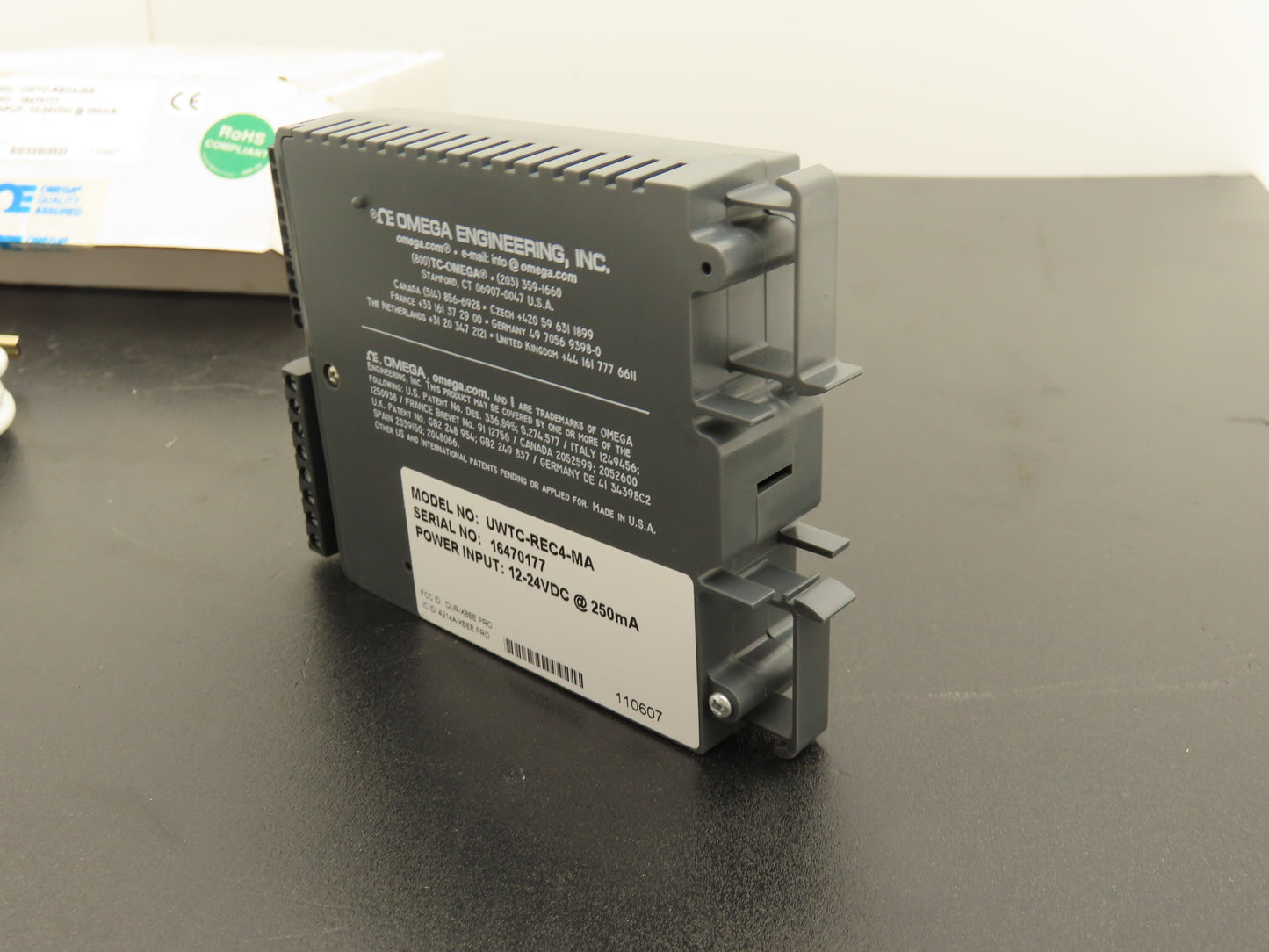 Omega UWTC-REC4-MA Wireless Thermocouple Receiver Smart Connector No Antenna