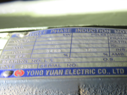 Cantek SR-750 Pneumatic Overarm Pin Router 29.5" Throat 7.5Hp 460V Motor