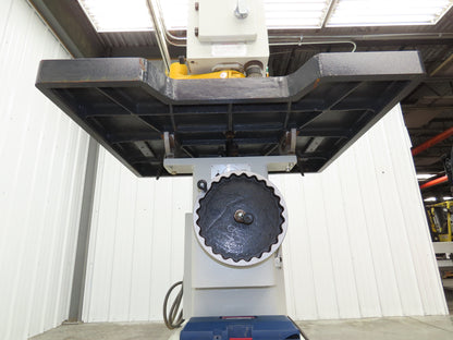 Cantek SR-750 Pneumatic Overarm Pin Router 29.5" Throat 7.5Hp 460V Motor