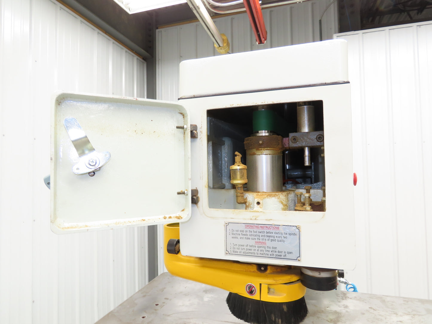 Cantek SR-750 Pneumatic Overarm Pin Router 29.5" Throat 7.5Hp 460V Motor