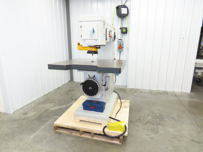 Cantek SR-750 Pneumatic Overarm Pin Router 29.5" Throat 7.5Hp 460V Motor