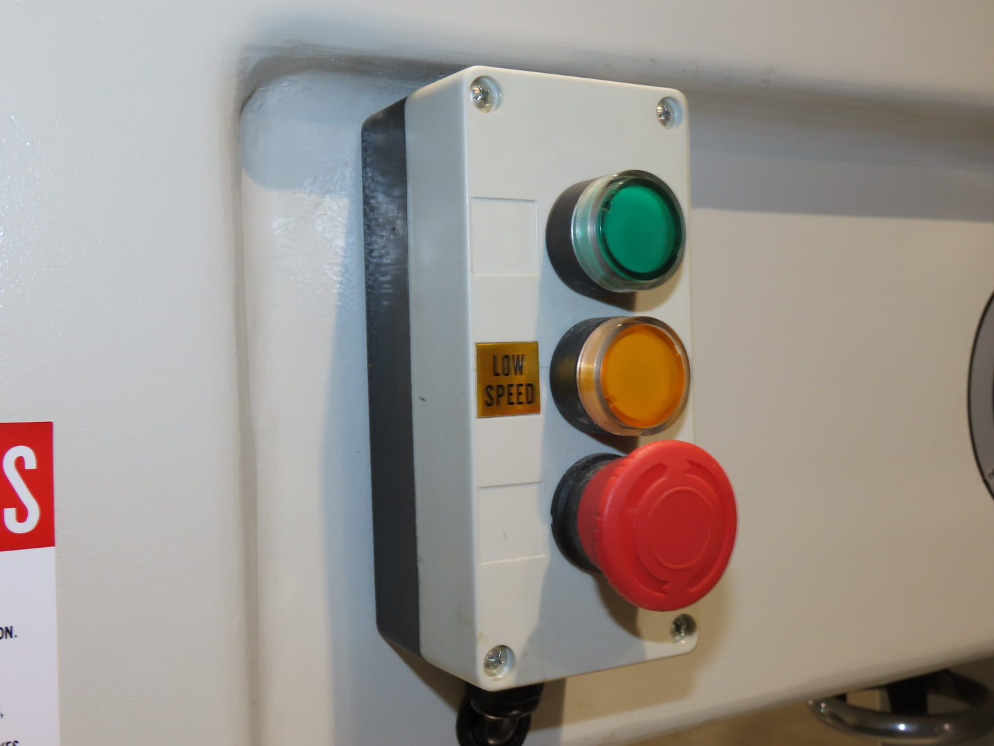 Cantek SR-750 Pneumatic Overarm Pin Router 29.5" Throat 7.5Hp 460V Motor