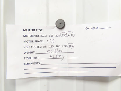 Baldor Reliance VM3537 Blower Motor Fan 0.5Hp 3450 RPM 230/460V 3PH