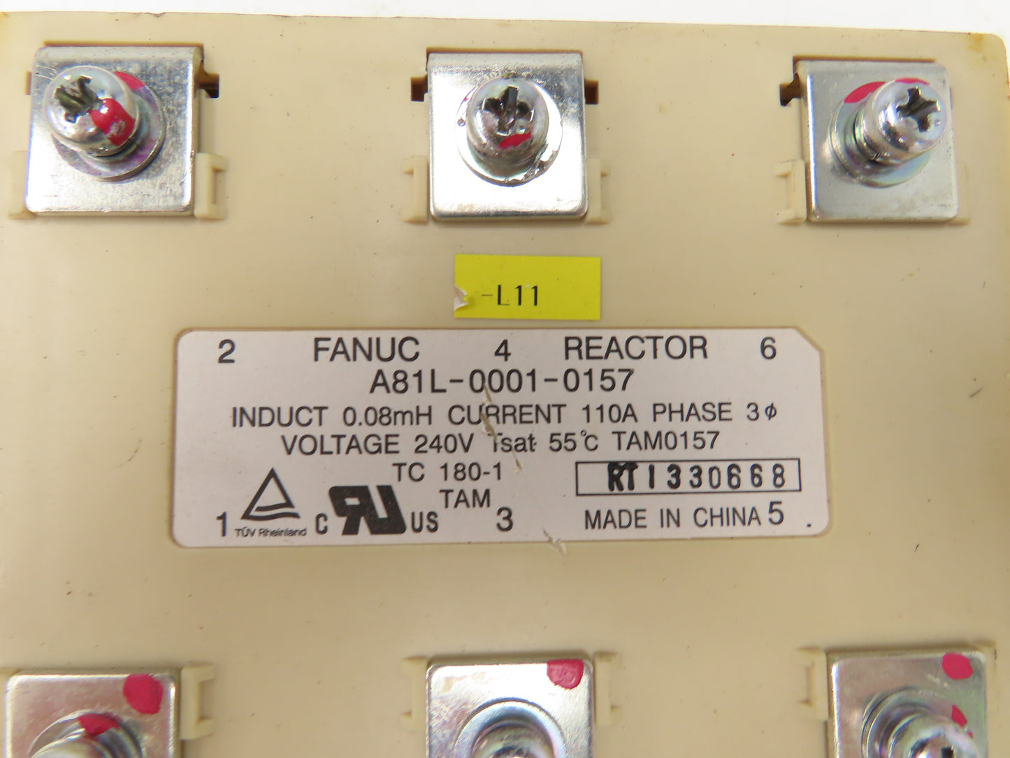 Fanuc A81L-0001-0157  Line Reactor 3Ph 240v 60Hz 110A