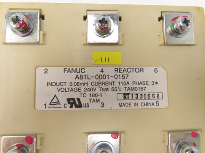 Fanuc A81L-0001-0157  Line Reactor 3Ph 240v 60Hz 110A