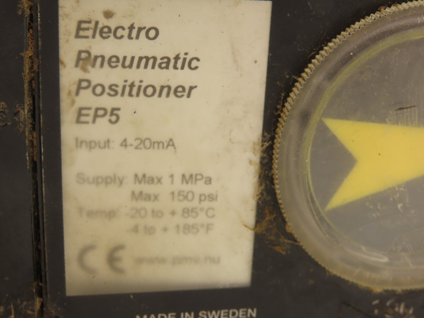 PMV EP5 Electro Pneumatic Valve Positioner 3/8" Sq Drive 150psi