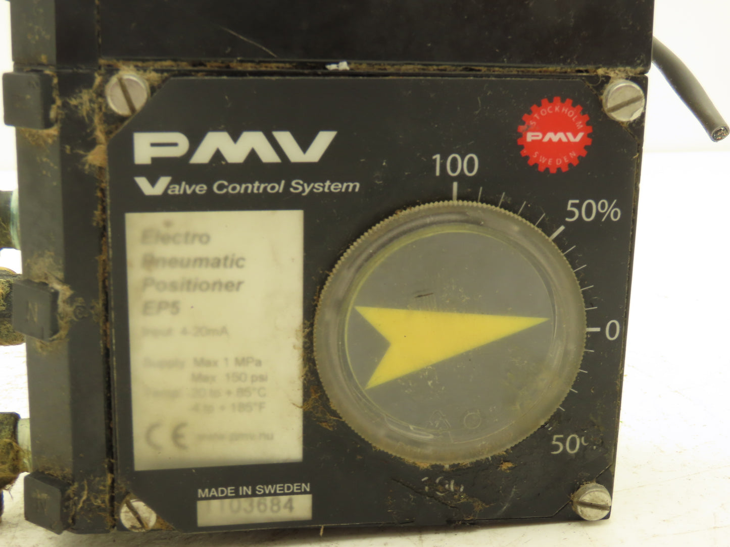 PMV EP5 Electro Pneumatic Valve Positioner 3/8" Sq Drive 150psi