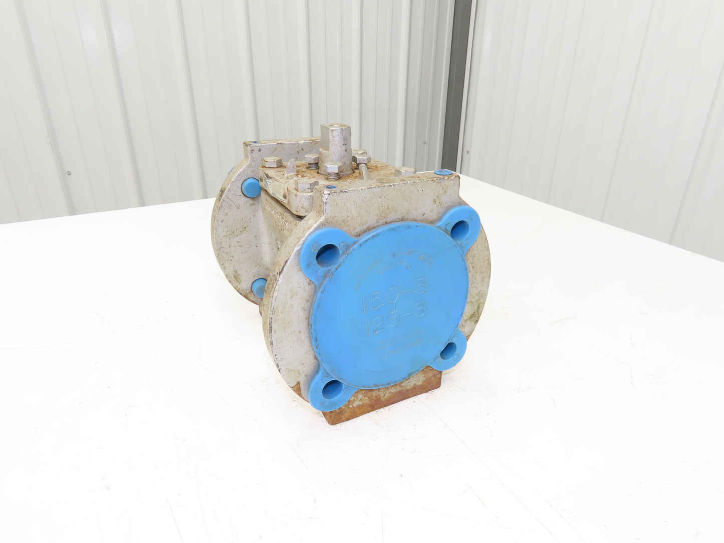 Fluoro Seal 152F Plug Valve 3" Flanged WCB 150 4-Bolt No Handle