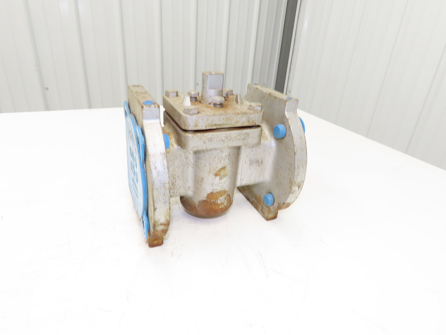 Fluoro Seal 152F Plug Valve 3" Flanged WCB 150 4-Bolt No Handle