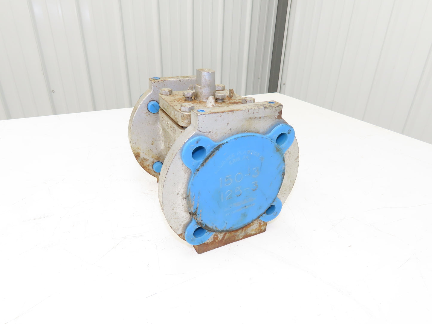 Fluoro Seal 152F Plug Valve 3" Flanged WCB 150 4-Bolt No Handle