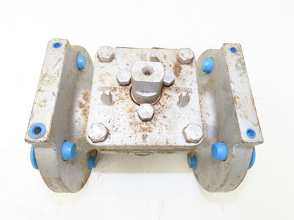 Fluoro Seal 152F Plug Valve 3" Flanged WCB 150 4-Bolt No Handle