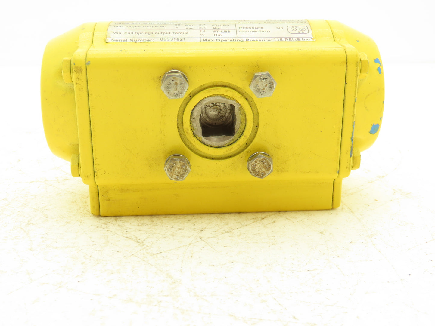 Jamesbury VPVL100SR4/5BLTC-EZ001 Pneumatic Valve Actuator Spring Return 0-90°