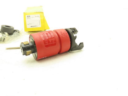 Hubbell HBL20445B Hubbellock Electrical Plug 30A 480VAC 3-Pole 4-Wire Twist Lock