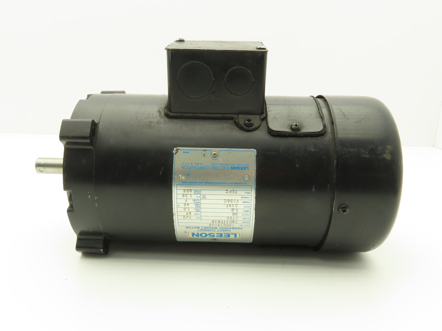 Baldor C4D17FK1D Permanent Magnet DC Motor 1/2Hp 1750rpm 90VDC 56C TEFC
