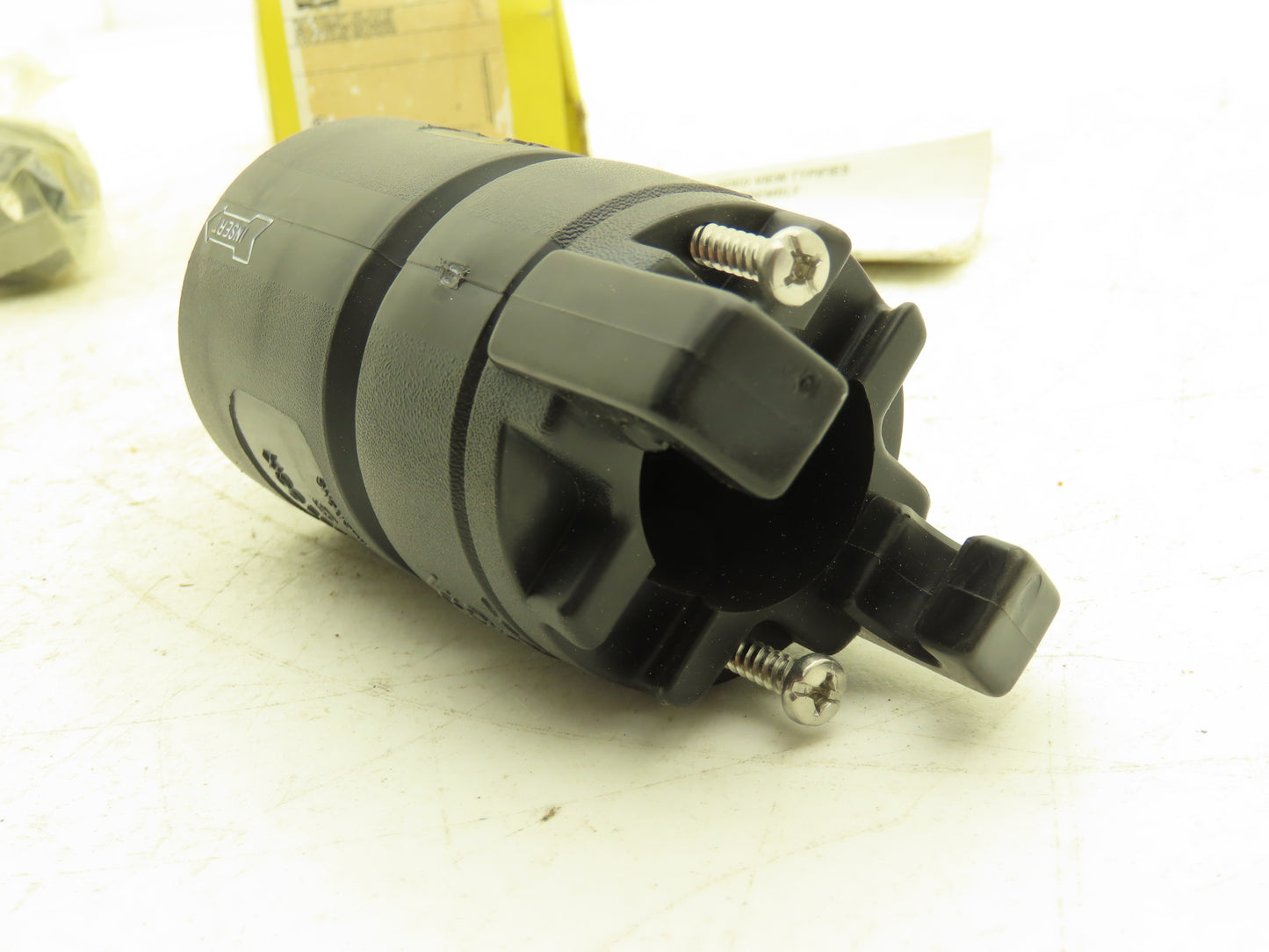 Hubbell HBL21415B Hubbellock Electrical Plug 30A 600VAC 3-Pole 4-Wire Twist Lock