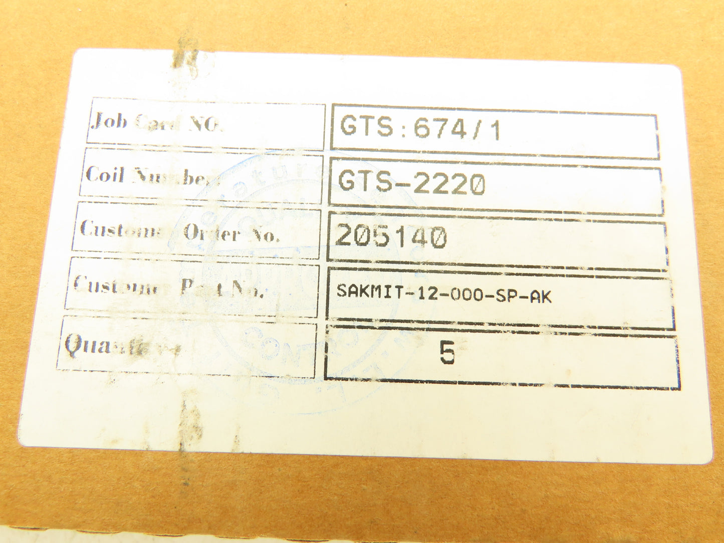 SAKMIT-12-000-SP-AK Ceramic High Temperature Thermocouple