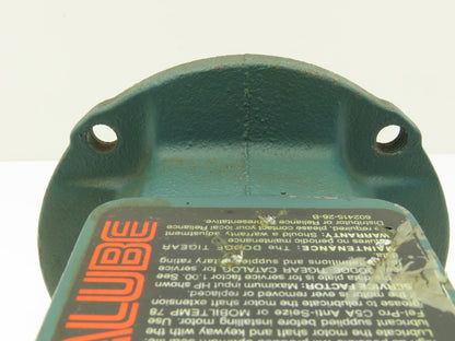 Dodge Tigear MR94759L1 D YZ Worm Gearbox 10:1 Reducer 1.7Hp 175rpm 140TC RH