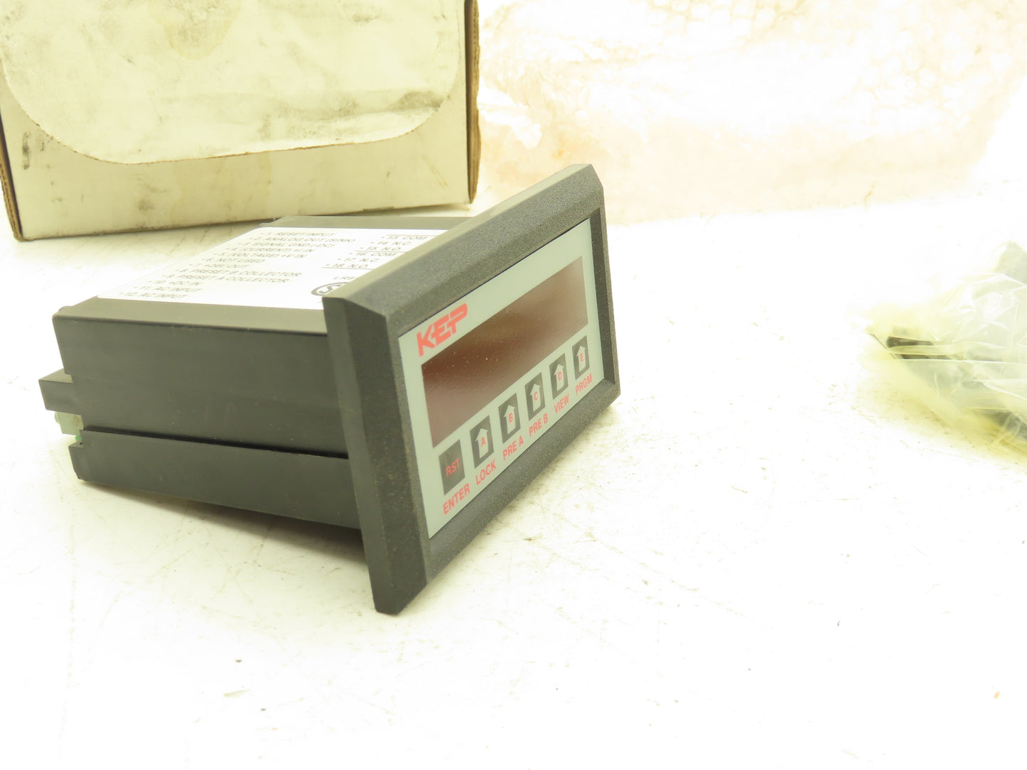 Kessler-Ellis Products INT69RAL1 Electronic Counter KEP V_41 110VAC 12-24VDC