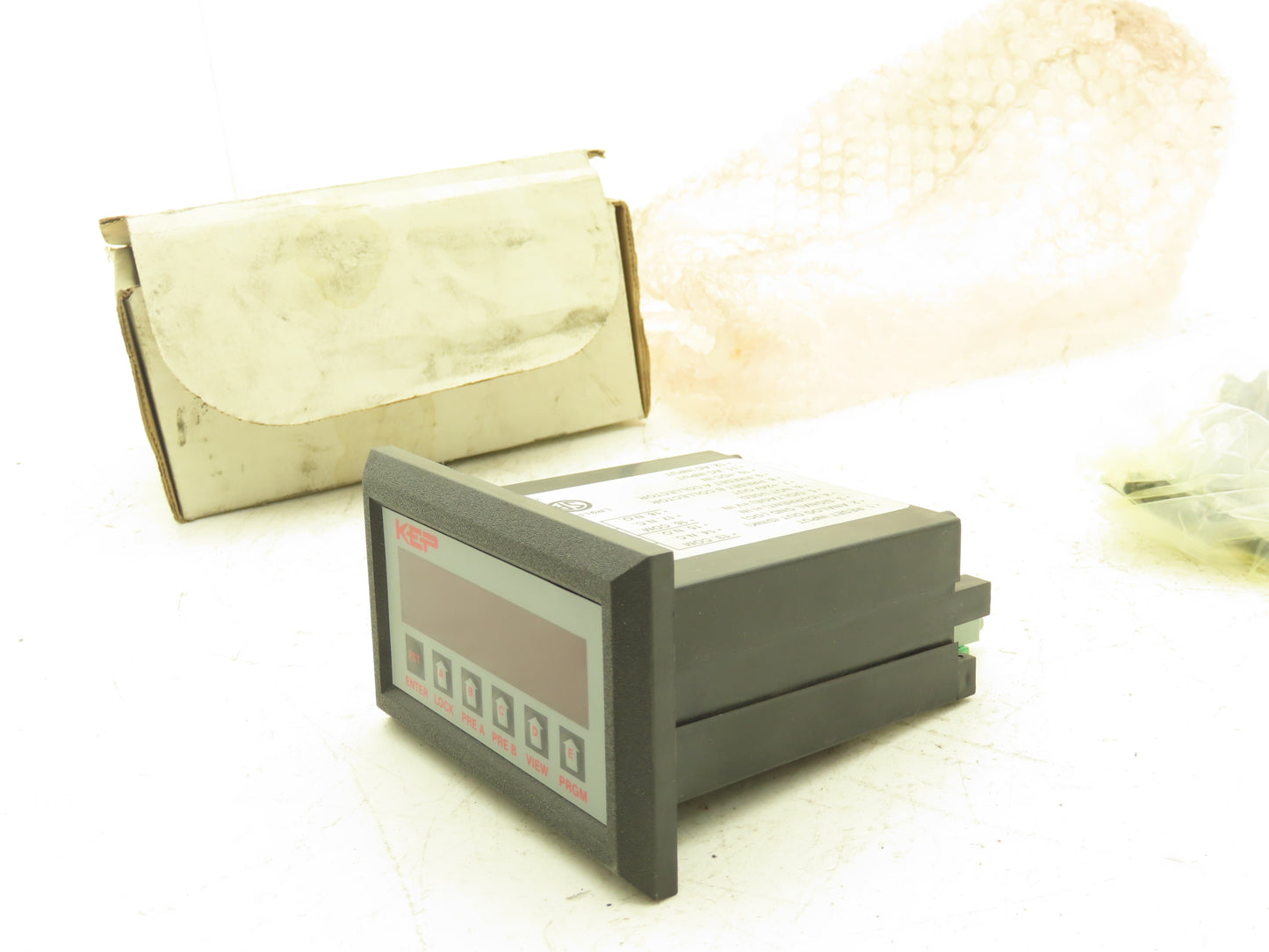 Kessler-Ellis Products INT69RAL1 Electronic Counter KEP V_41 110VAC 12-24VDC