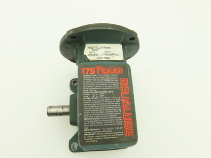 Dodge Tigear MR94879L1 X BA Worm Gearbox 15:1 Reducer 1.2Hp 117rpm 140TC RH