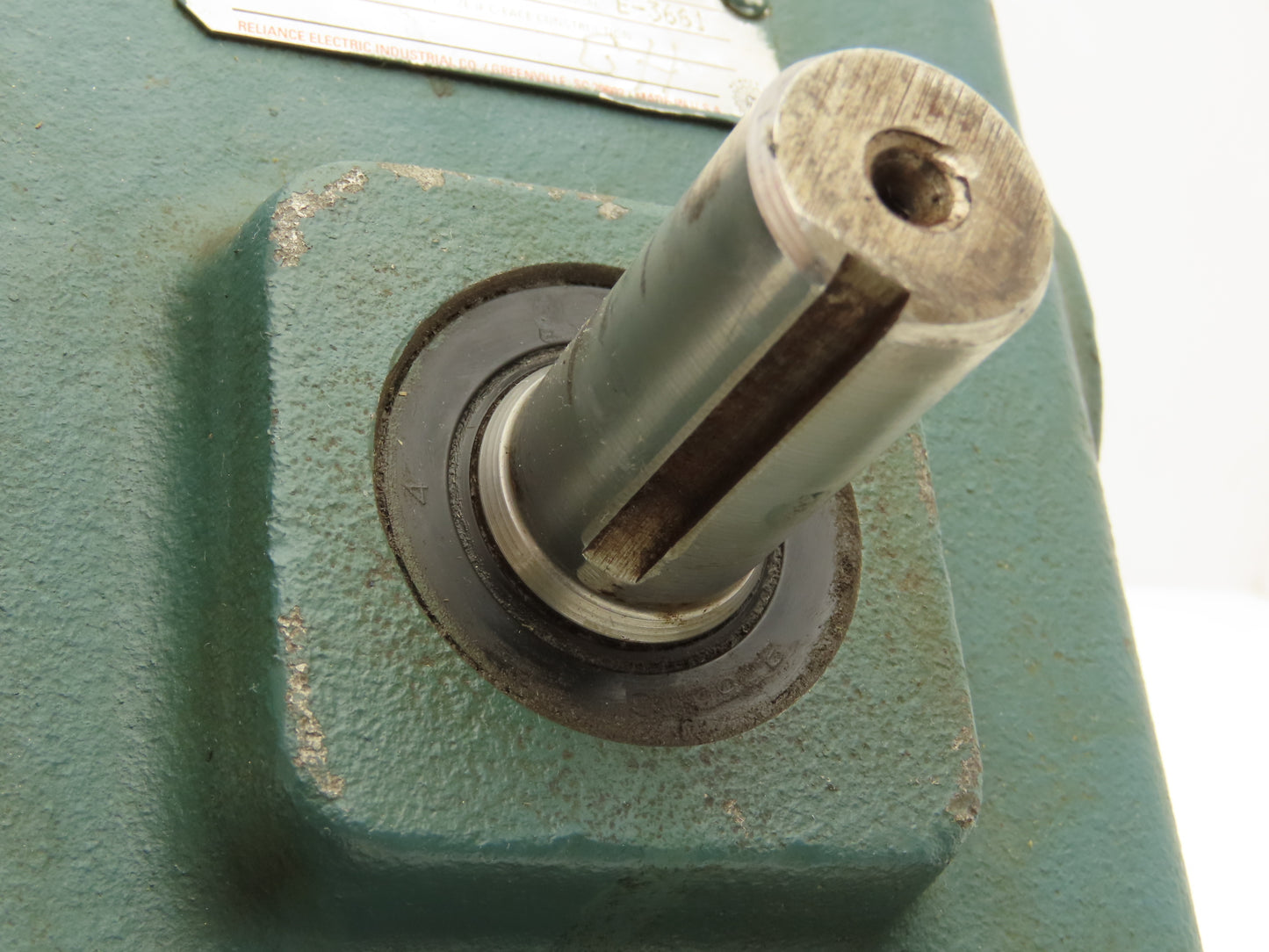 Dodge Tigear MR94879L1 X BA Worm Gearbox 15:1 Reducer 1.2Hp 117rpm 140TC RH