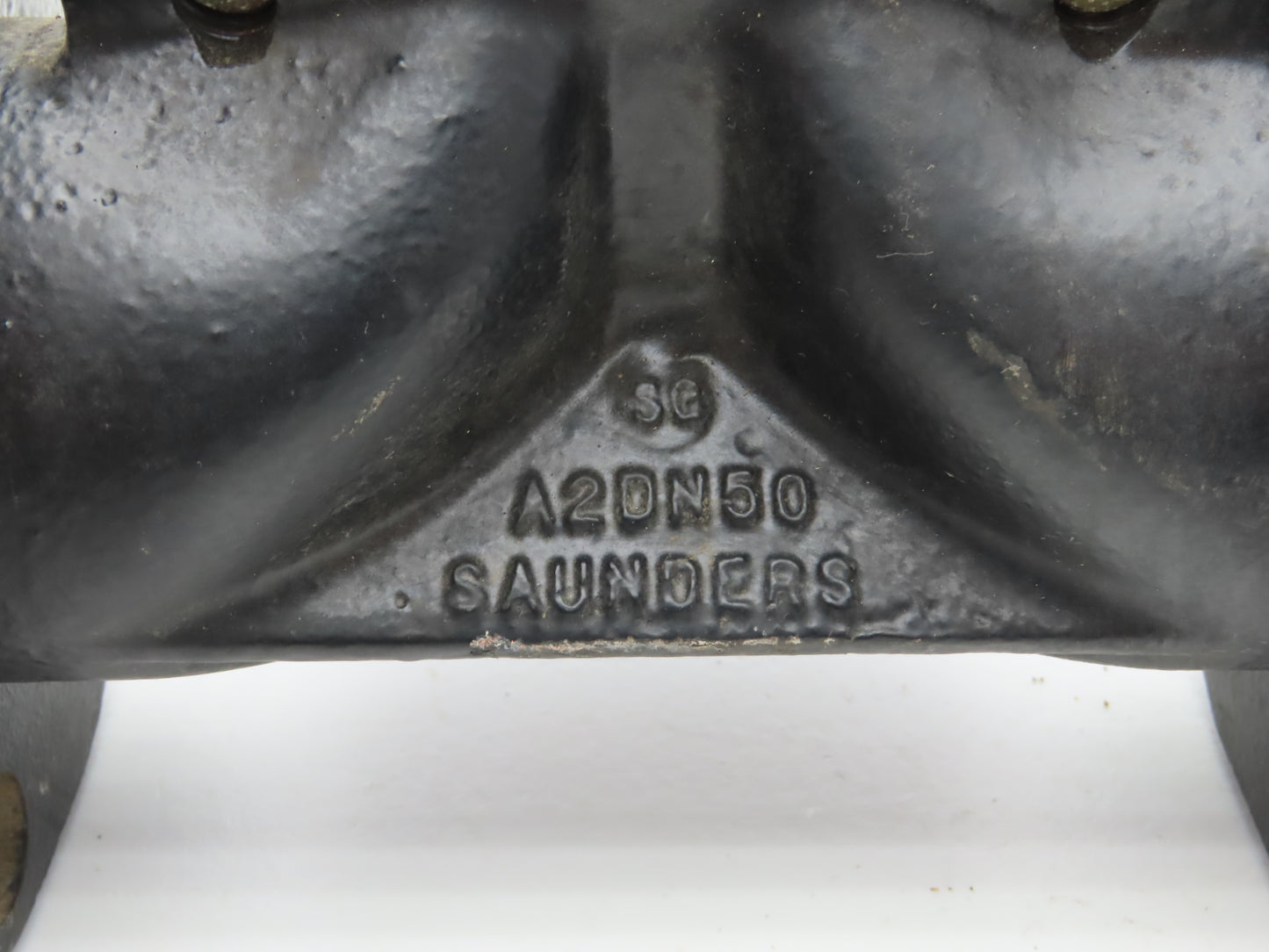 Saunders A2DN50 Diaphragm Pinch Valve DN50 2" Flanged 150 Cast Iron