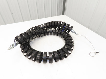 Kabelschlepp R085 10.175 Energy Chain Cable Carrier Round POM 85mm OD 74" Length