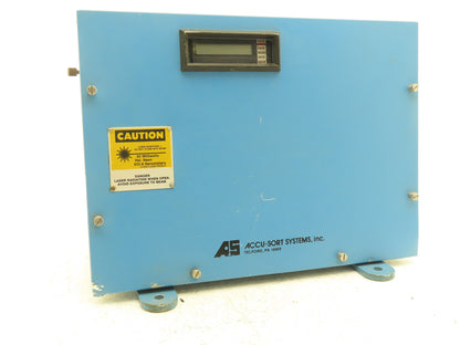 Accu-Sort 70VV Laser Barcode Scanner Cast Aluminum Enclosure Mirror Mount Broke