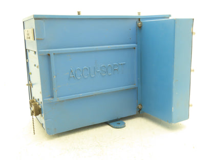 Accu-Sort 70VV Laser Barcode Scanner Cast Aluminum Enclosure Mirror Mount Broke