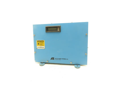 Accu-Sort 70VV Laser Barcode Scanner Cast Aluminum Enclosure Mirror Mount Broke