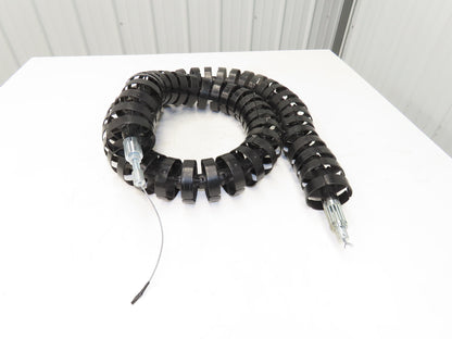 Kabelschlepp R085 10.175 Energy Chain Cable Carrier Round POM 85mm OD 84" Length