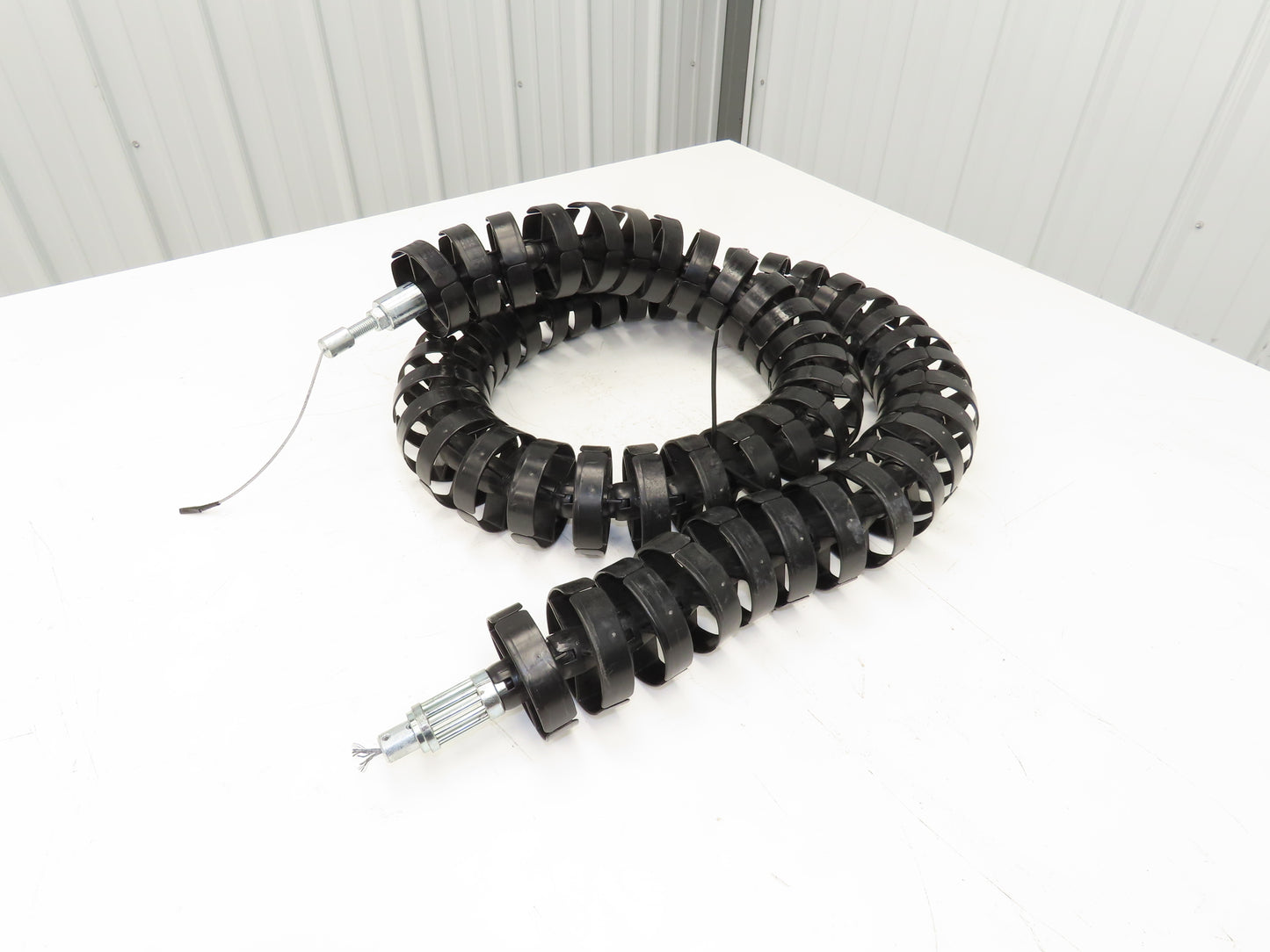 Kabelschlepp R085 10.175 Energy Chain Cable Carrier Round POM 85mm OD 84" Length