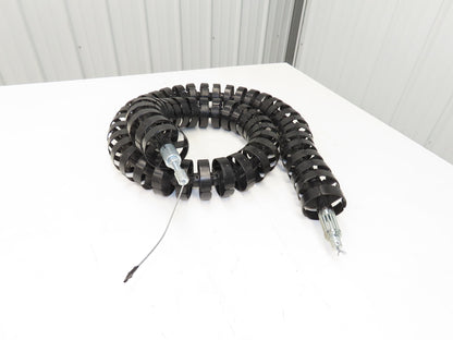 Kabelschlepp R085 10.175 Energy Chain Cable Carrier Round POM 85mm OD 84" Length