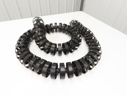 Kabelschlepp R085 10.175 Energy Chain Cable Carrier Round POM 85mm OD 98" Length