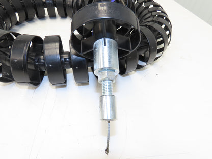 Kabelschlepp R085 10.175 Energy Chain Cable Carrier Round POM 85mm OD 98" Length