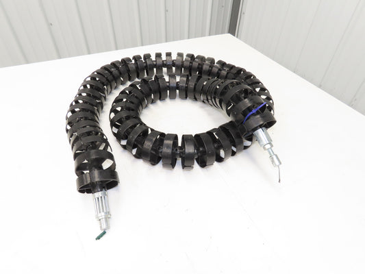 Kabelschlepp R085 10.175 Energy Chain Cable Carrier Round POM 85mm OD 98" Length