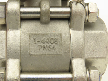 Dynaquip 1AWR5 Pneumatic Actuator with 1"NPT Stainless Ball Valve 80psi