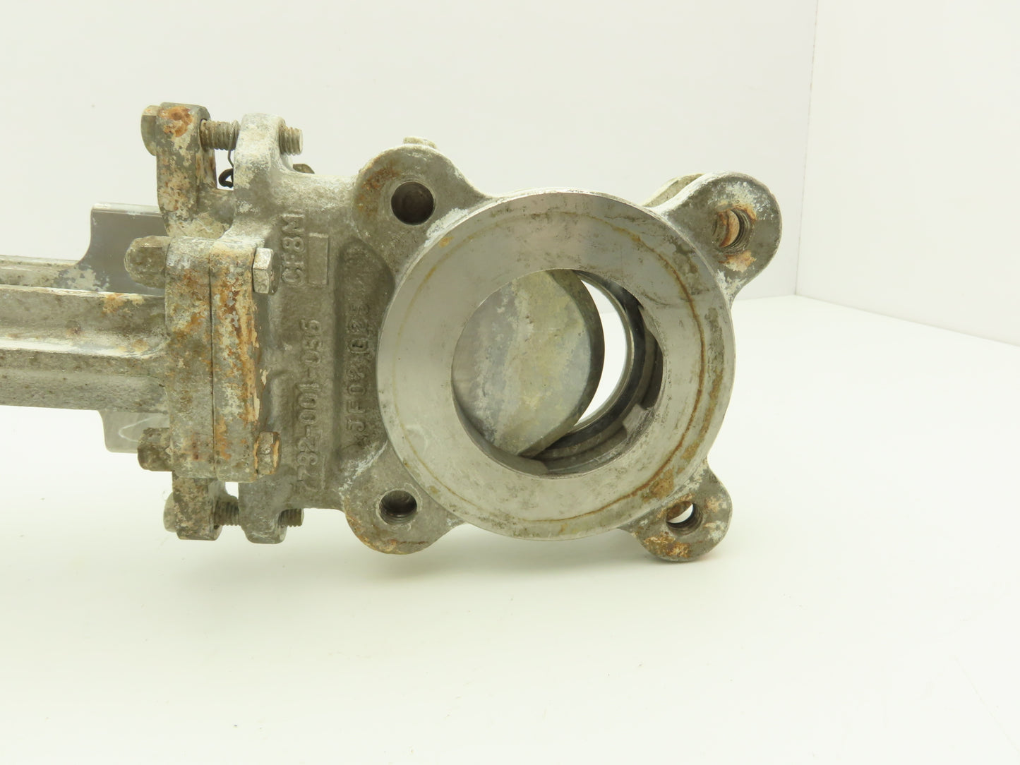 Velan L10-0320C-13BL 3" 316 Stainless Knife Gate Valve Rising Stem 10" Handwheel