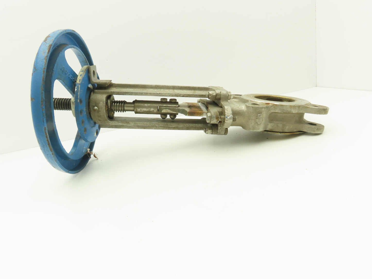 Velan L10-0320C-13BL 3" 316 Stainless Knife Gate Valve Rising Stem 10" Handwheel