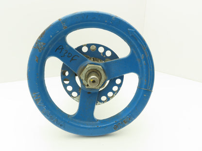 Velan L10-0320C-13BL 3" 316 Stainless Knife Gate Valve Rising Stem 10" Handwheel