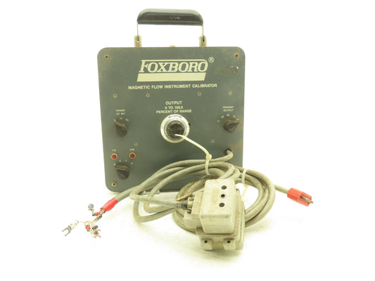Foxboro 8120-6 Magnetic Flow Calibrator 115-230V 60Hz 1.5A No Cover