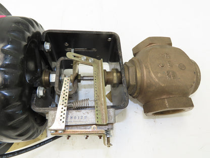 Johnson Controls MP843E Pneumatic Actuator with 2-Way Brass Globe Valve 2"NPT