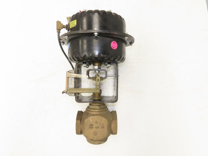 Johnson Controls MP843E Pneumatic Actuator with 2-Way Brass Globe Valve 2"NPT