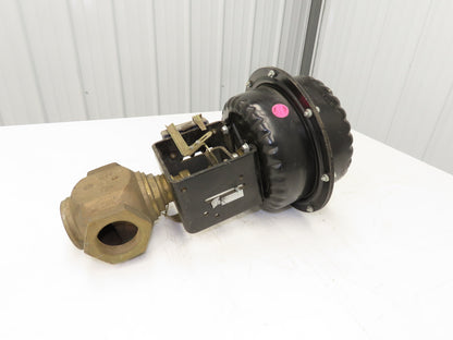 Johnson Controls MP843E Pneumatic Actuator with 2-Way Brass Globe Valve 2"NPT
