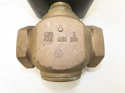 Johnson Controls MP843E Pneumatic Actuator with 2-Way Brass Globe Valve 2"NPT