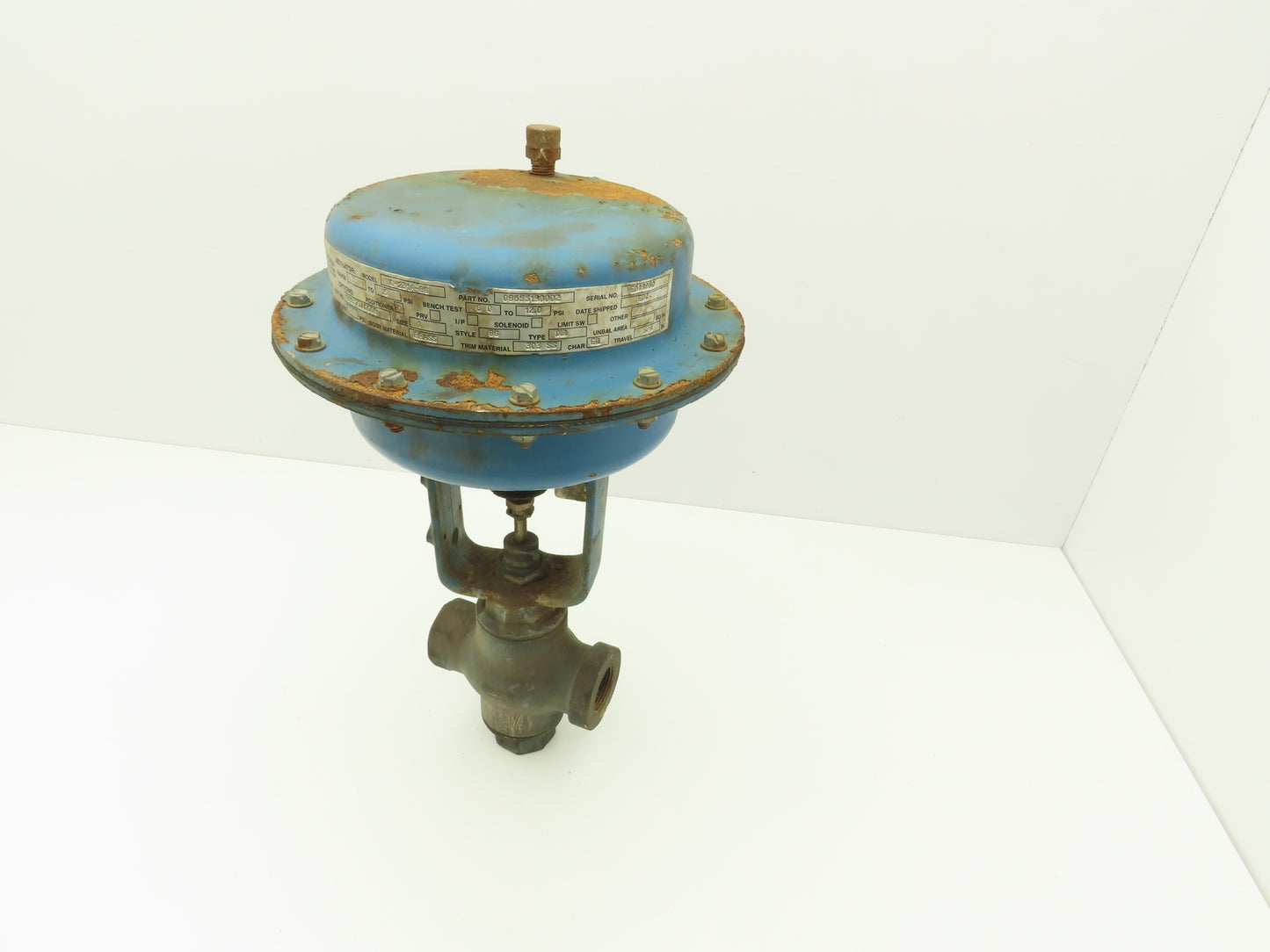 Robertshaw VC-231A-BG Pneumatic Diaphragm Actuator w/Brass Globe Valve 1"NPT