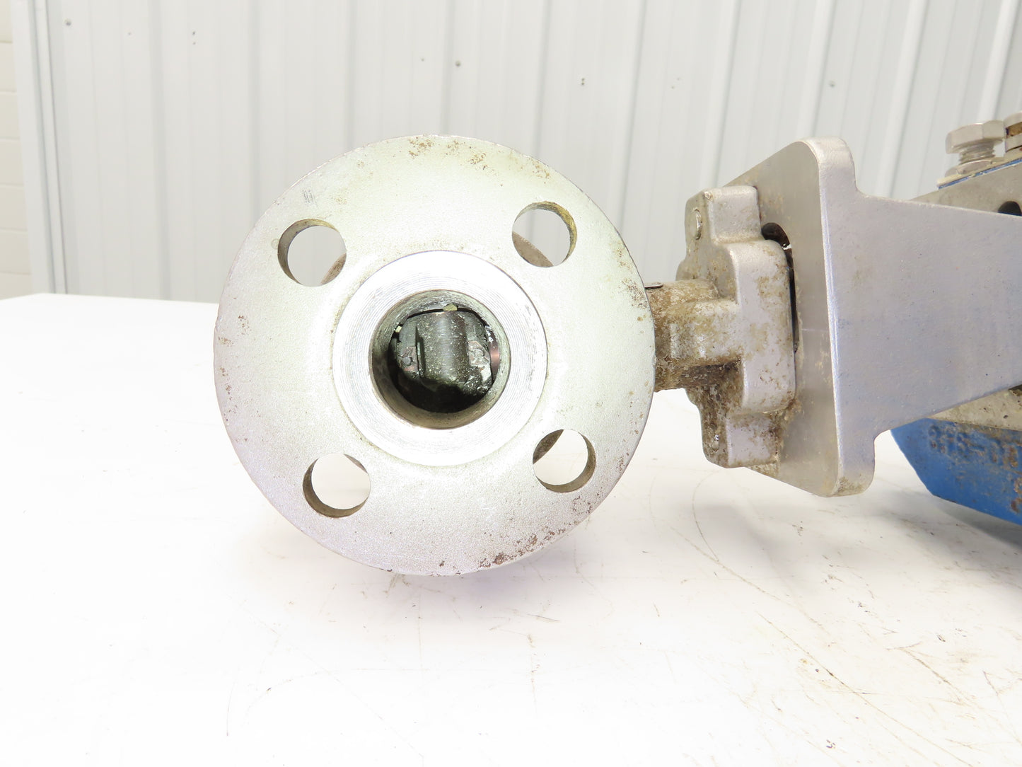 Jamesbury Quadra-Powr X QPX1CIK15 Actuator 1" Flanged SS Ball Valve & Positioner