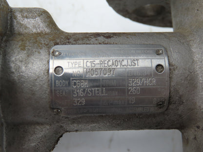 Jamesbury Quadra-Powr X QPX1CIK15 Actuator 1" Flanged SS Ball Valve & Positioner