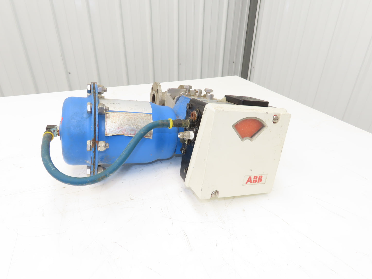 Jamesbury Quadra-Powr X QPX1CIK15 Actuator 1" Flanged SS Ball Valve & Positioner